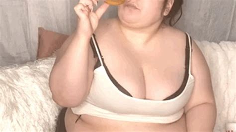 Massive NUDE Fast Food Stuffing Masturbation Goddess Freya BBW Clips Sale
