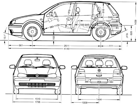 Volkswagen Golf 4 Dane Techniczne Volkswagen Golf