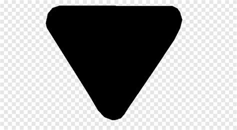 Arrow Computer Icons Upside Down Triangle Black Png Pngegg