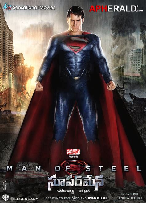 Superman Man Of Steel Movie Posters