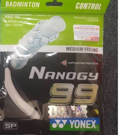 Original Yonex Nanogy Badminton String Shopee Malaysia