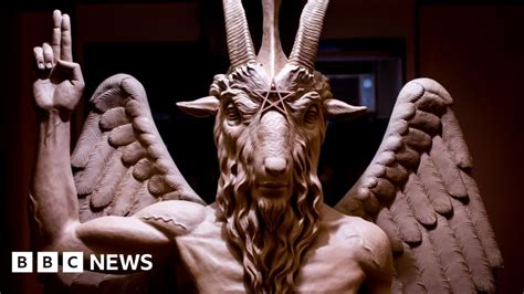 Decoding The Symbols On Satans Statue Bbc News