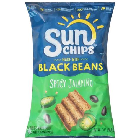 Sunchips Whole Grain And Black Bean Snacks Spicy Jalapeno Publix Super Markets