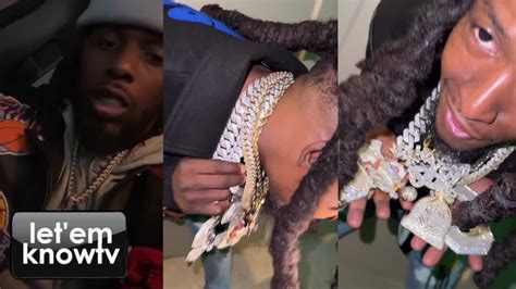 Rapper Bagzamilleon Flexing Crazy Jewelry With His Homies After