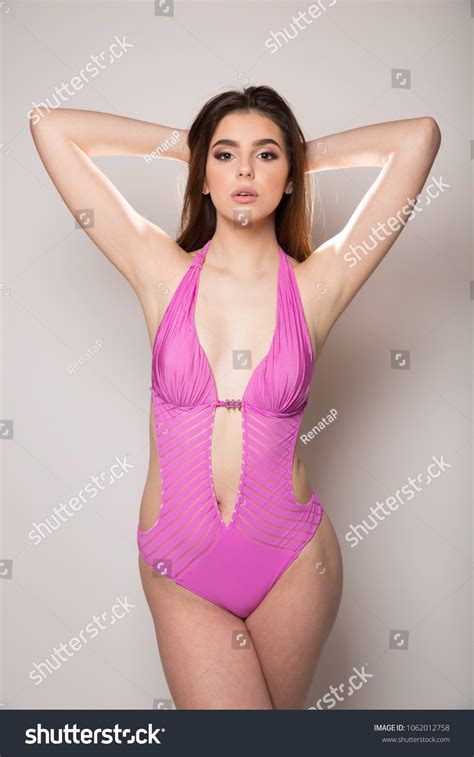 Attractive Sexy White Skin Brunette Girl Stock Photo 1062012758 Shutterstock