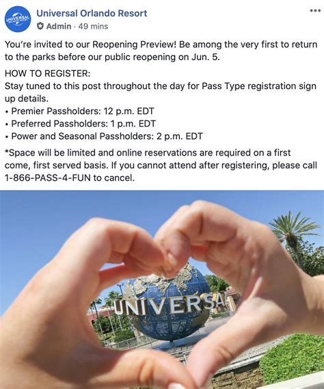 Universal Studios Passholders Begin Receiving Special Early Opening