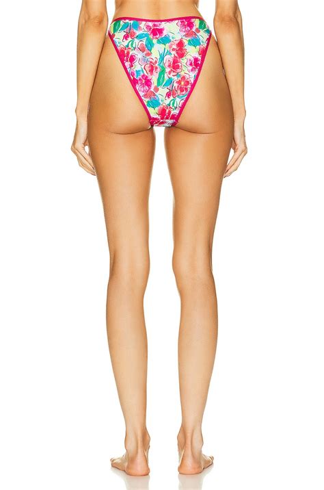 Heavy Manners Full Bikini Bottom In Miss Bonaire Fwrd