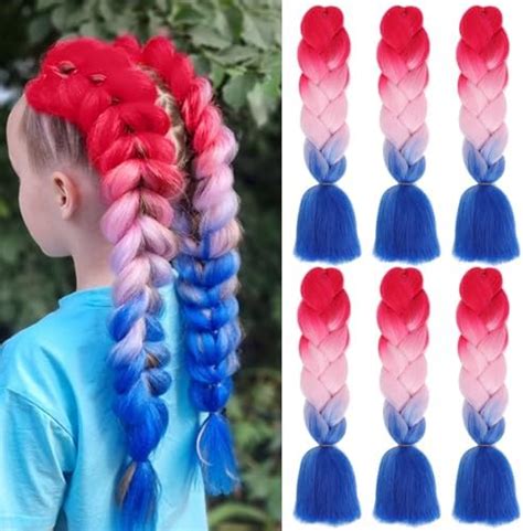 Amazon Herina Blue Braiding Hair For Braids One Pack Blue Hair