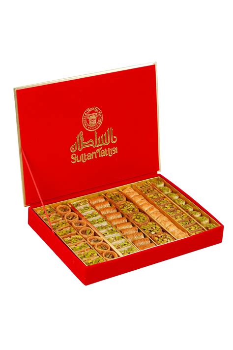 ALSULTAN SWEETS Karışık Baklava Kırmızı Kadife Kutusunda 6lı Lezzet