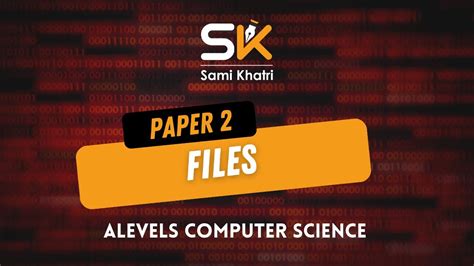 Text Files Read Write Append Eof Function As Level Paper 2 Computer Science 9618