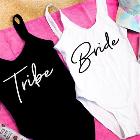 Bride And Tribe Bride Swimsuit Custom Swimsuit Babe Etsy