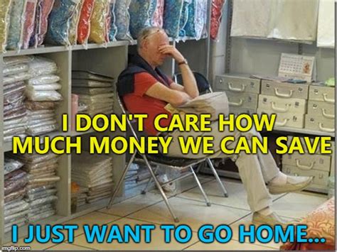 Miserable man shopping with his wife Memes - Imgflip