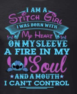 I Am A Stitch Girl I Was Born With My Heart On My Sleeve In My Fire In