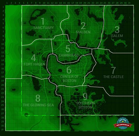 Map Of Fallout World - sevenfree