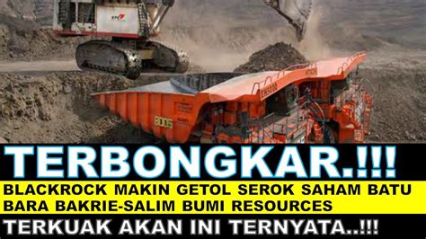 Terbongkar Blackrock Makin Getol Serok Saham Batu Bara Bakrie Salim