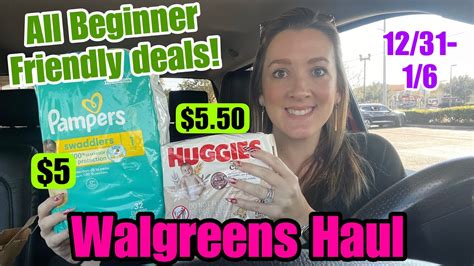 Walgreens Haul 5 Pampers 2 75 Tide Gain Digital Coupon Deals 12