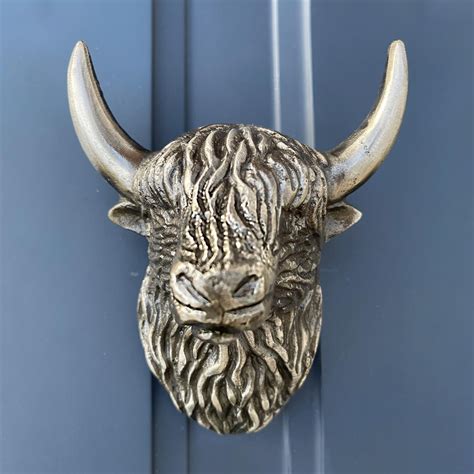 Buy Highland Cow Door Knocker — The Worm That Turned Revitalising