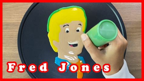 Scooby Doo Pancake Art Fred Jones I Rainbow Pancake Art Youtube