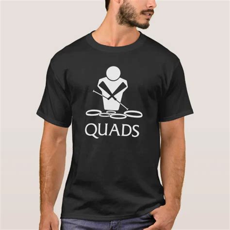 Quads Tenor Drums T Shirt Zazzle