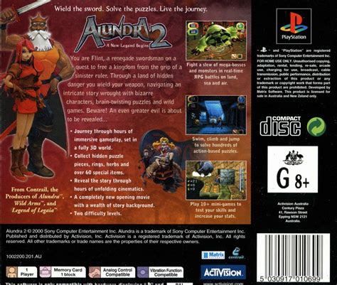 Alundra 2 A New Legend Begins 1999 Playstation Box Cover Art Mobygames