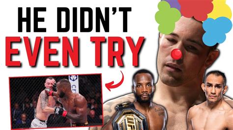 Colby Covington Is A Clown Ufc Reaction Should Tony Ferguson