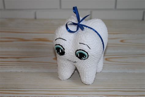 Tooth Fairy Doctor's Gift Tooth Toy Plush Toy Tooth - Etsy