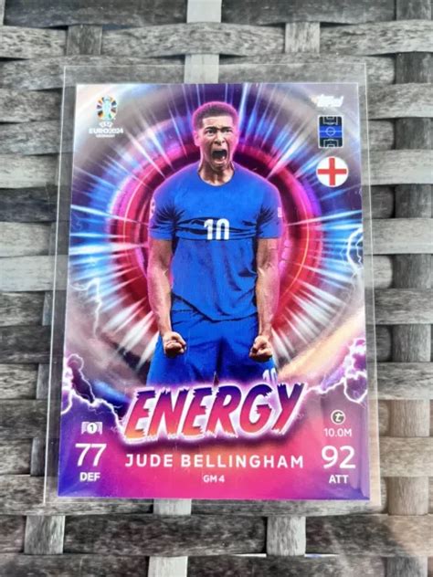 Topps Match Attax Euro Energy Jude Bellingham Card England