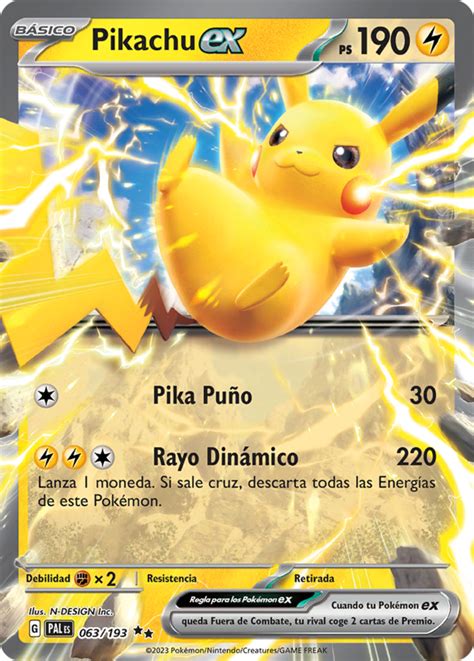 Pikachu ex Evoluciones en Paldea TCG WikiDex la enciclopedia Pokémon