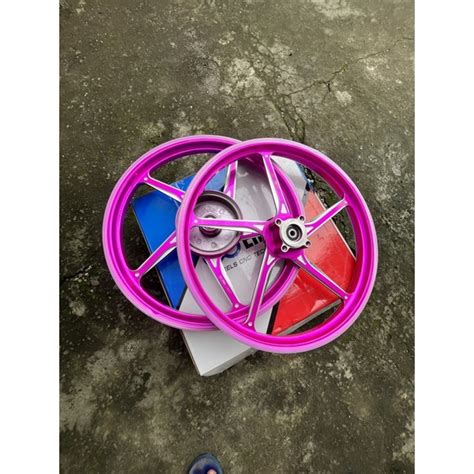 Jual VELG ENKEI ANODIZE CNC FG511 RING 17 UNGU PURPLE FIZR F1ZR JUPITER