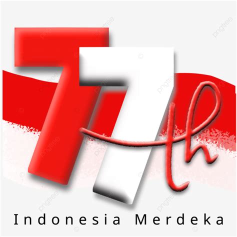 77 Years Indonesia Independence Day Logo 77 Indonesia Independence