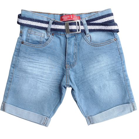 Short Jeans Infantil Menino - Bermuda Short Jeans + Cinto Infantil Menino | Shopee Brasil
