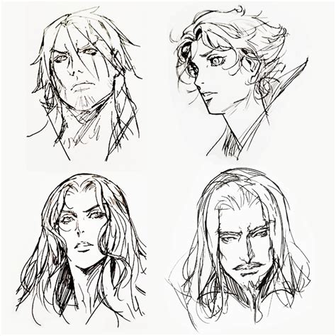 Daily Alucard On Twitter Character Sketches From Castlevania The