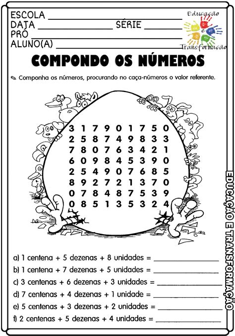 Atividades Composição E Decomposição 2 Ano