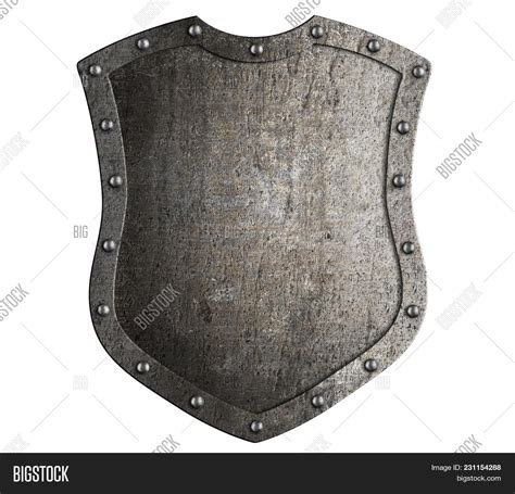 Metal Medieval Shield Image And Photo Free Trial Bigstock