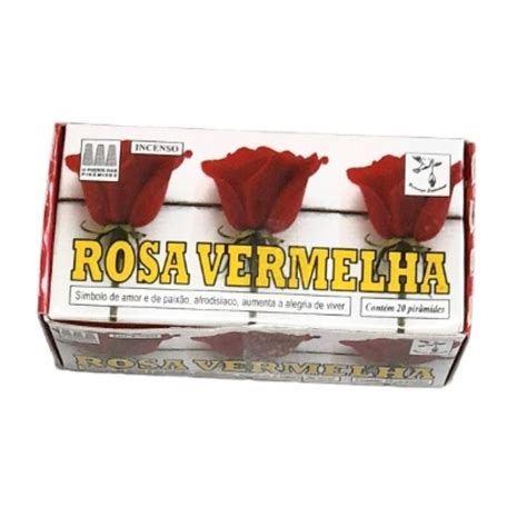 Defumador Rosa Vermelha Natureza Espiritual Defuma O