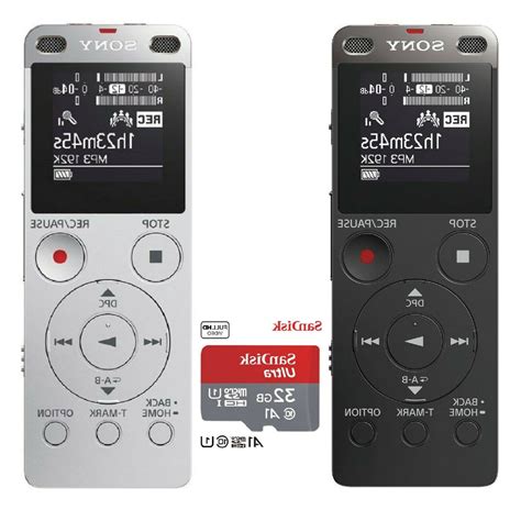 SONY ICD UX560F Digital Voice Recorder Portable 4GB Dictaphone