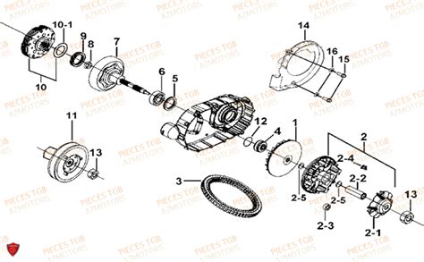 VARIATEUR TGB Pieces TGB BLADE 425 IRS Concerne Les No Serie RFCFBEFBD