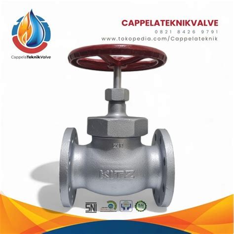 Jual Globe Valve Kitz 6 Inch Fcd S Dn150 Jis 10k Cast Iron Steam Flange Jakarta Barat