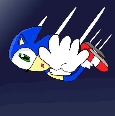 Sonic Falling In The Night Sky By Gamingchilihedgehog On Deviantart