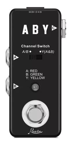 Pedal De Guitarra Rowin Lef Aby Switcher Box Aby Liner Cuotas Sin