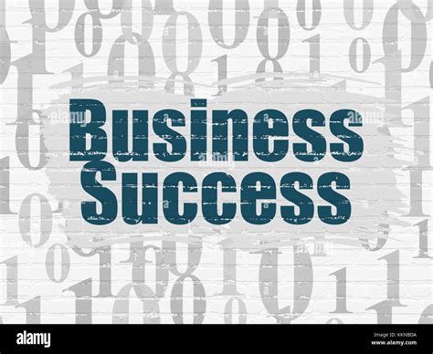 Business concept: Business Success on wall background Stock Photo - Alamy