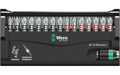 Wera Bit Set Bit Check 30 BiTorsion 1 30 teilig ᐅ Marken