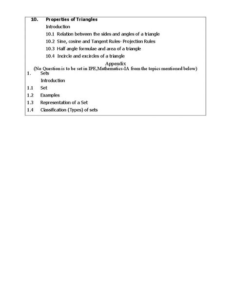 AP Intermediate 1st Year Maths IA Syllabus 2024 PDF AglaSem