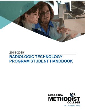 Fillable Online Radiologic Technology Program Student Handbook