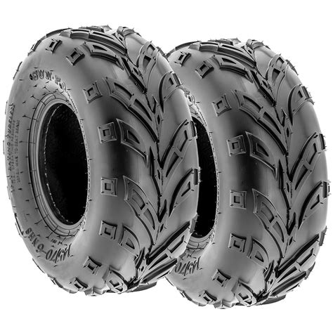 Pair Of 2 145 70 6 145 70x6 Quad ATV All Terrain AT 6 Ply Tires A004