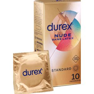 Durex Nude Sans Latex Taille Standard Pr Servatifs