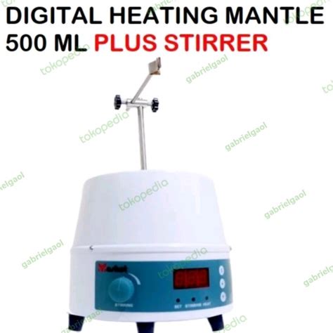 Jual Digital Heating Mantle 500 Ml Plus Stirrer Full Garansi 1 Tahun