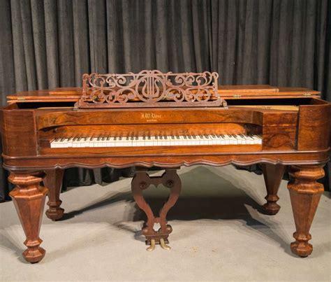 James W. Vose Square Grand Piano - Antique Piano Shop