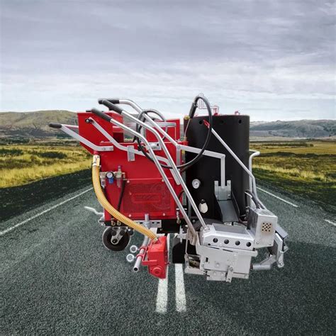 Self Propelled Thermoplastic Profiled Line Road Marking Machine Road