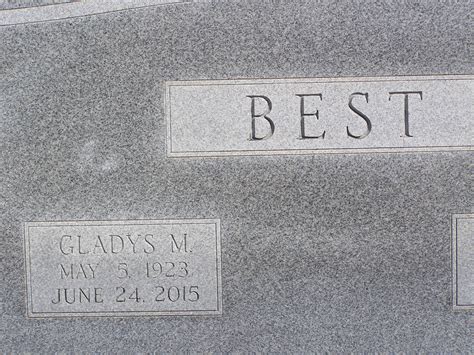 Gladys Mildred Pruitt Best M Morial Find A Grave